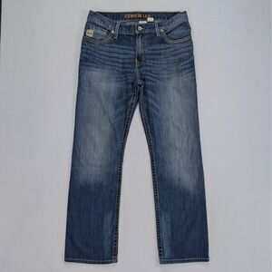 Cinch Ian Men's 32x32 Slim Bootcut Western Jeans Medium Wash